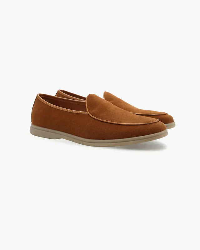 Stirling Suede Loafers – Brown | Asterley Court