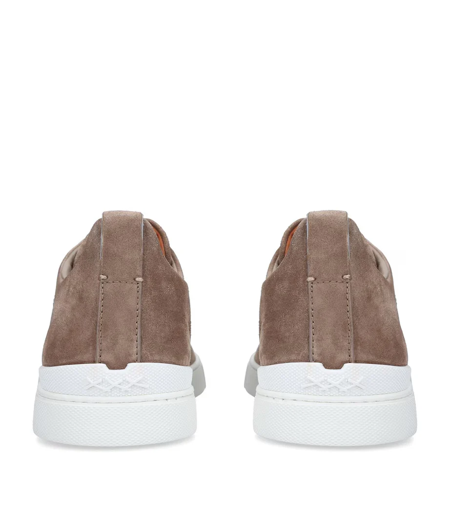 Triple Stitch Suede Sneakers | Asterley Court