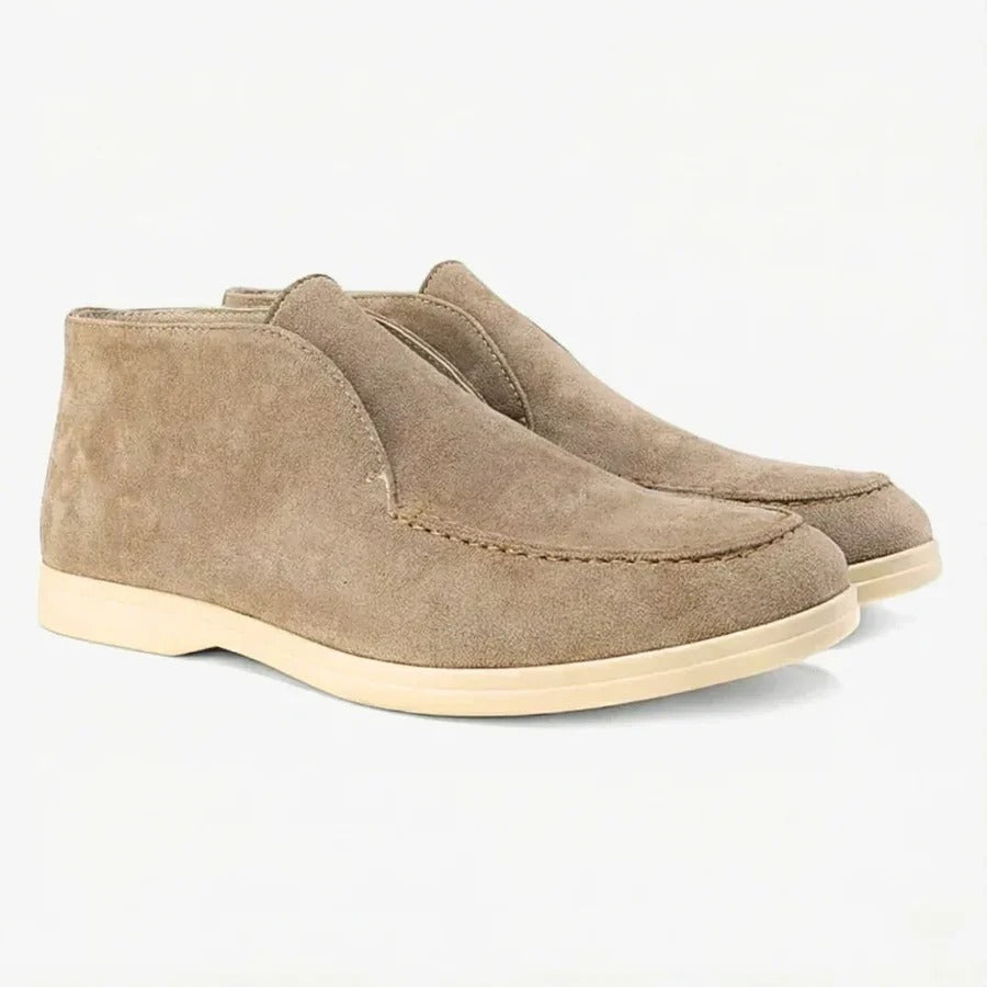 Mariner Suede Loafers – Black | Asterley Court