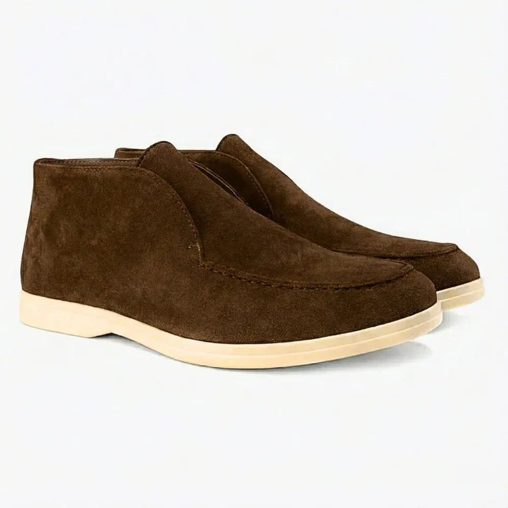 Mariner Suede Loafers – Gray | Asterley Court