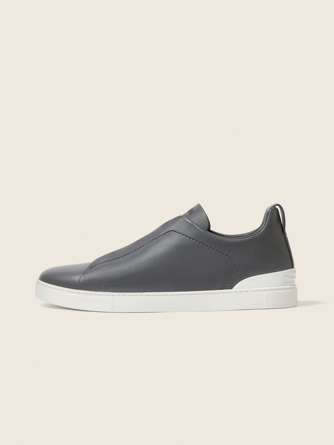 Triple Stitch SECONDSKIN Slip-On Sneakers – Dark Grey | Asterley Court