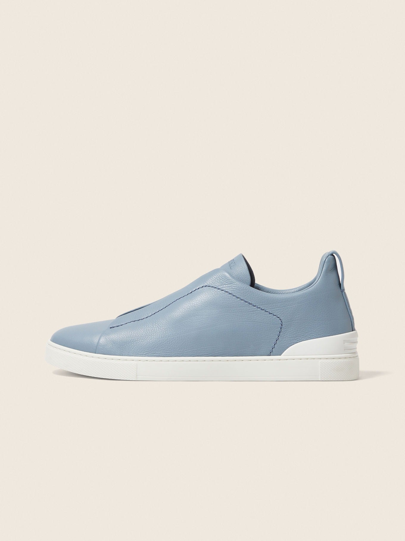 Triple Stitch SECONDSKIN Slip-On Sneakers – Light Blue | Asterley Court
