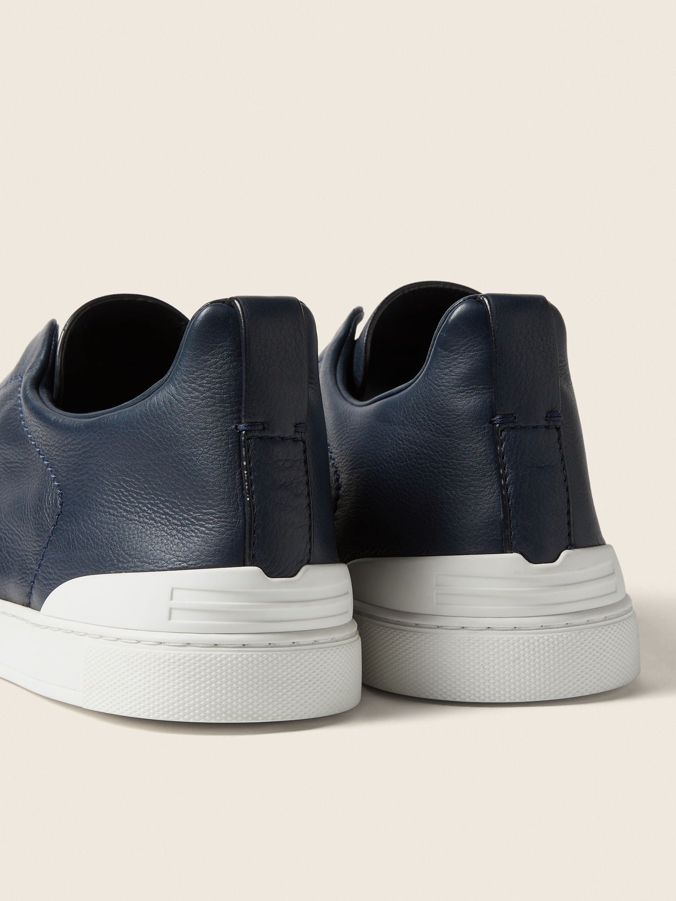Triple Stitch SECONDSKIN Slip-On Sneakers – Blue | Asterley Court