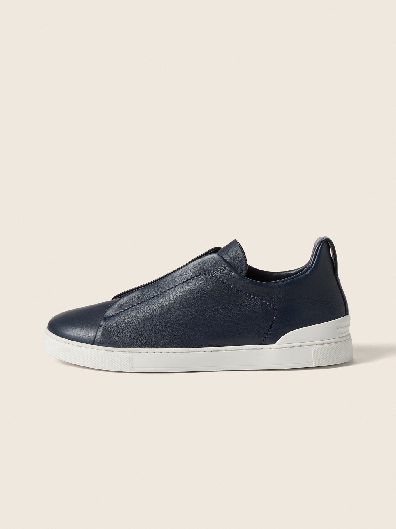 Triple Stitch SECONDSKIN Slip-On Sneakers – Blue | Asterley Court