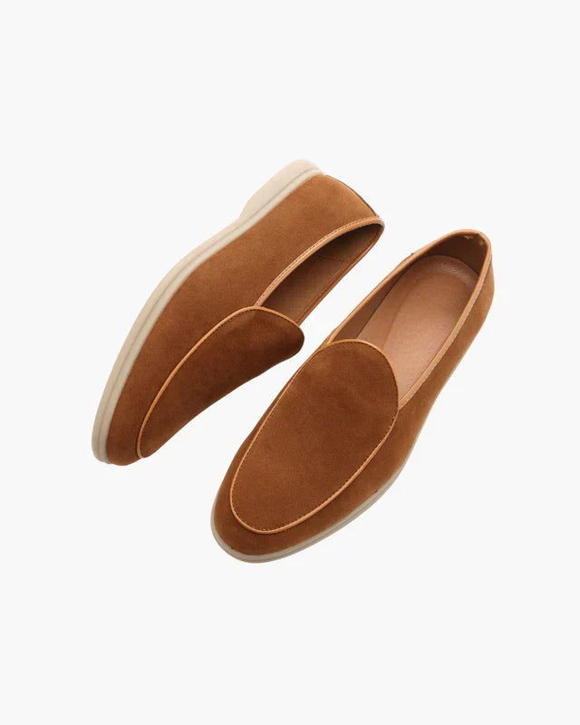 Stirling Suede Loafers – Brown | Asterley Court