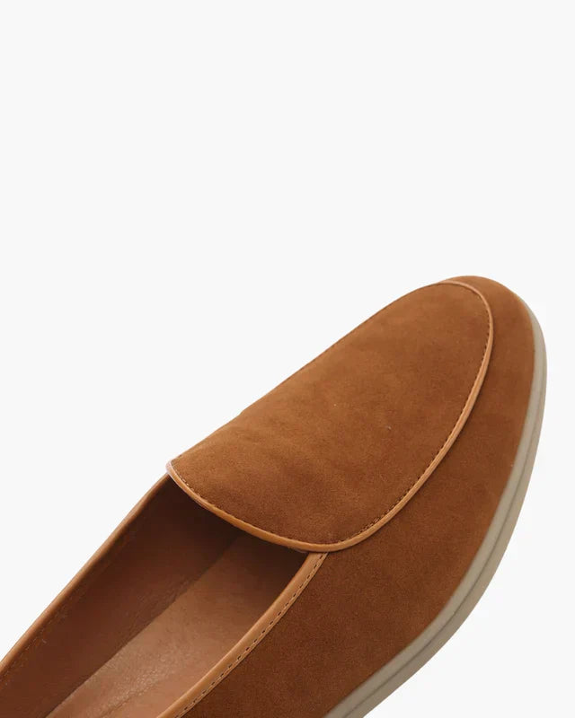 Stirling Suede Loafers – Brown | Asterley Court
