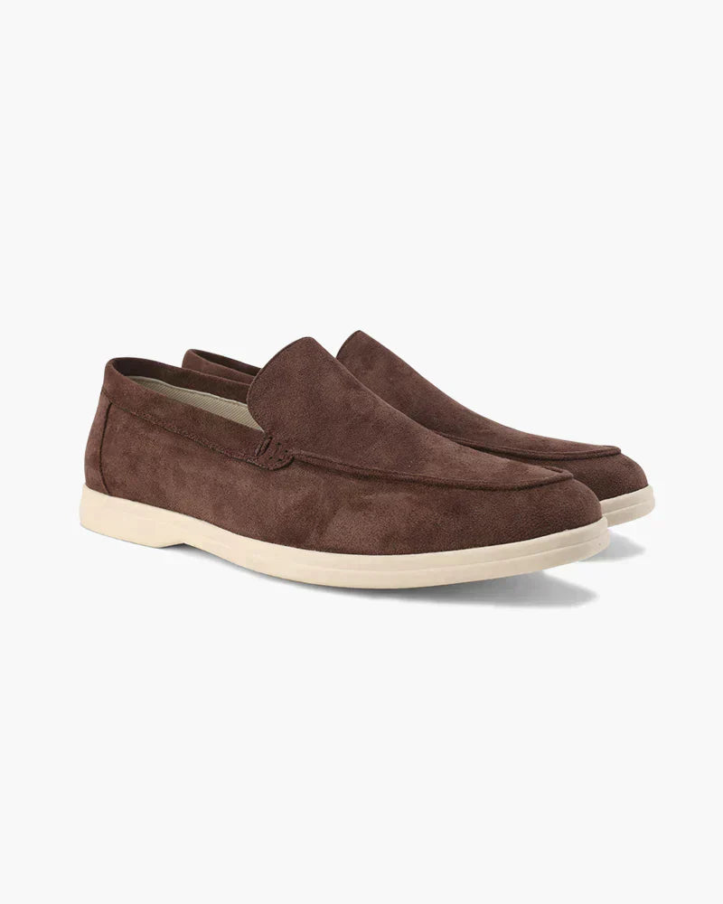 Suede Comfort Loafers – Chocolate | Asterley Court