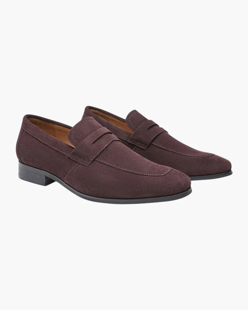 Suede Classic Loafers – Brown | Asterley Court