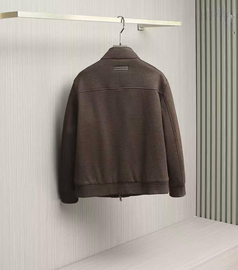 Refined Zip Jacket - Espresso